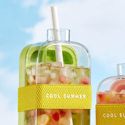 Silicone Ice Cube Maker Water Bottle