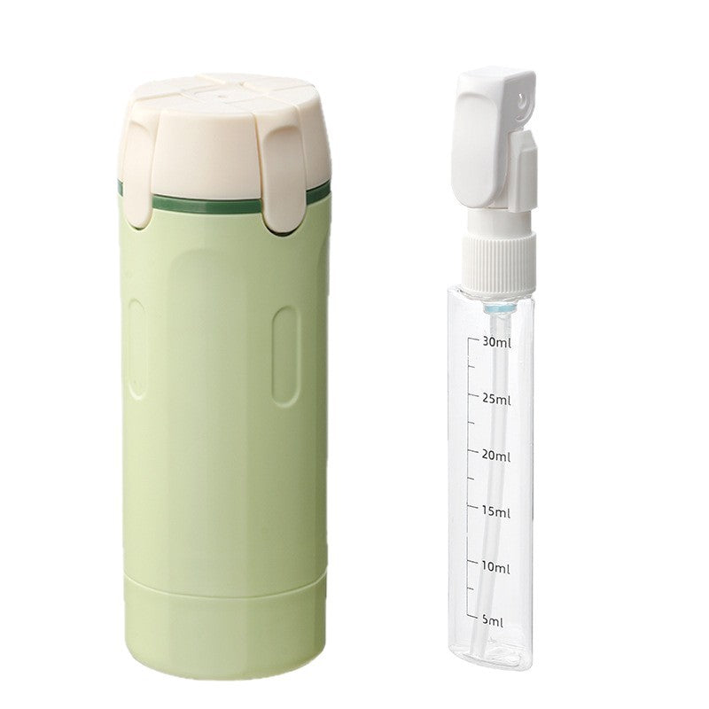 Botella dispensadora de plástico
