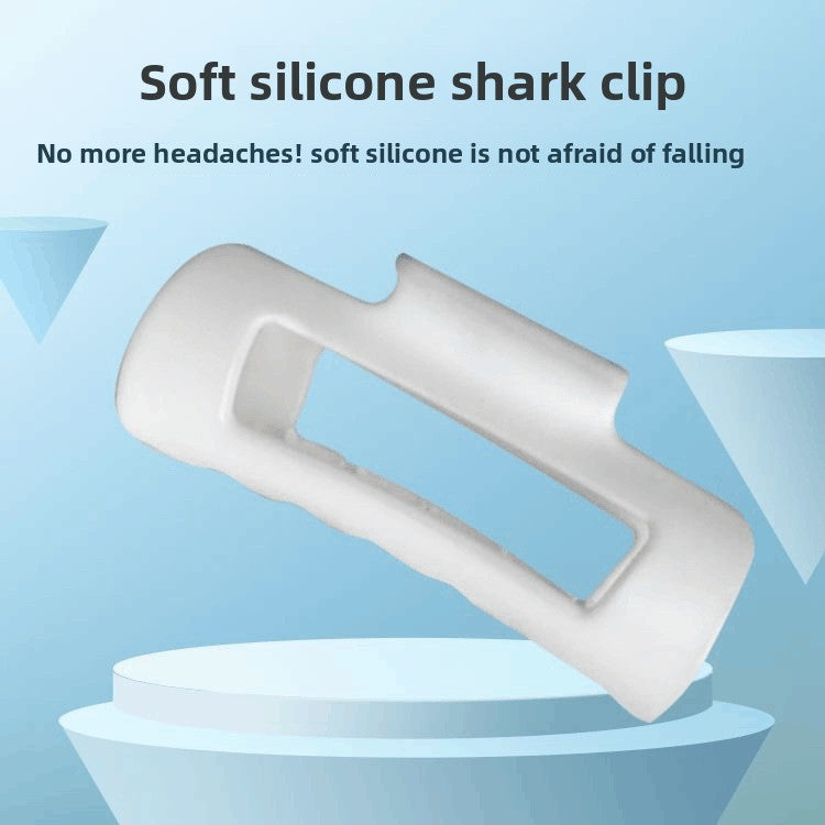 Horquilla de silicona suave con pinza de tiburón