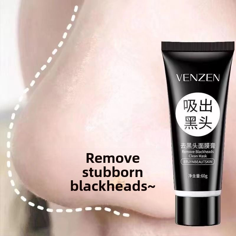Mascarilla exfoliante de carbón de bambú para puntos negros