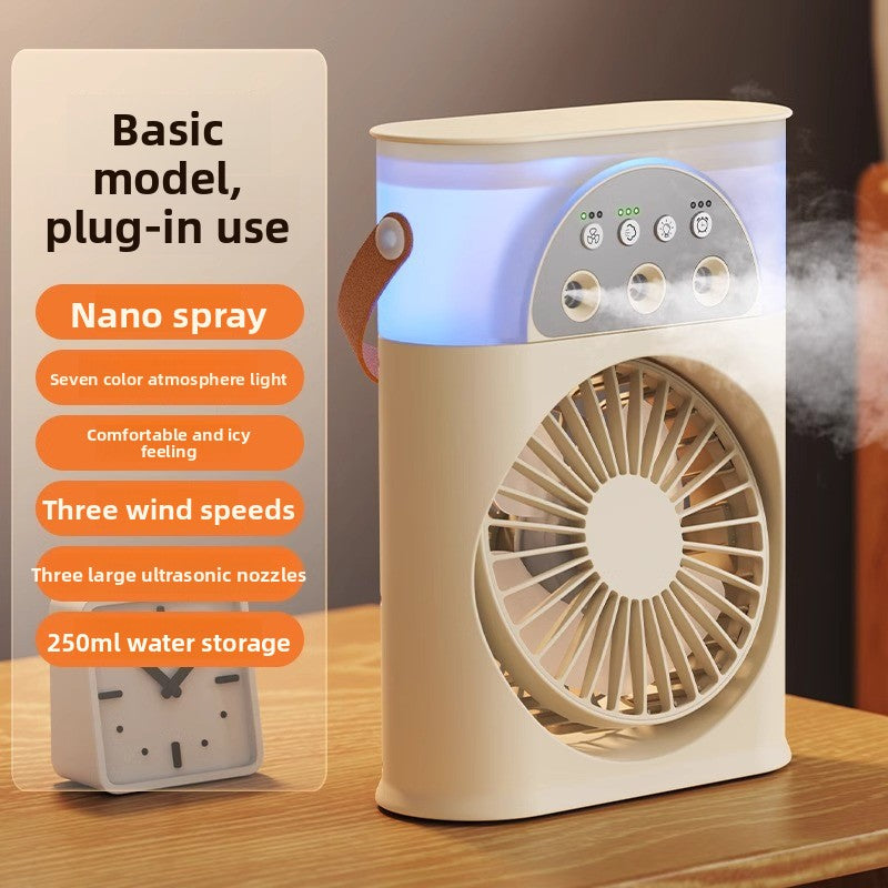 Ventilador enfriador portátil USB con nebulizador