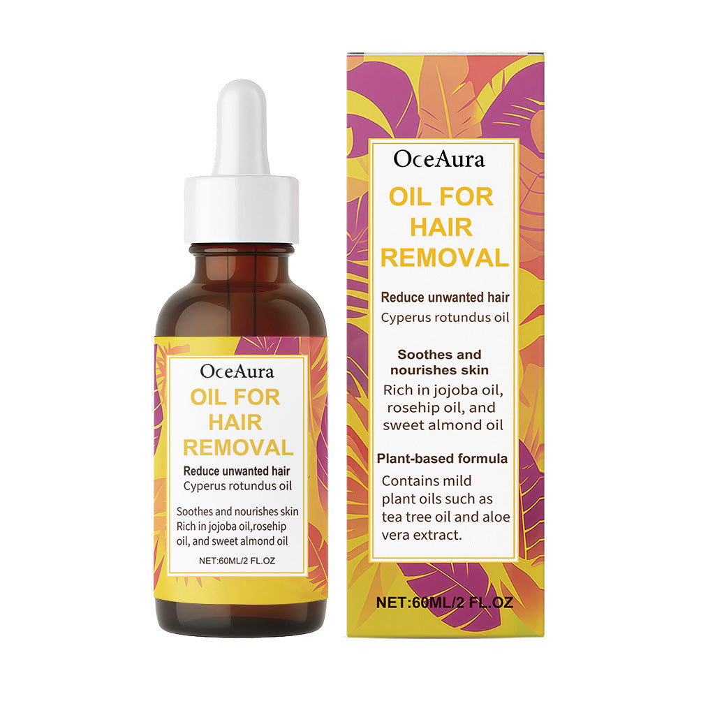 Aceite suave para depilación