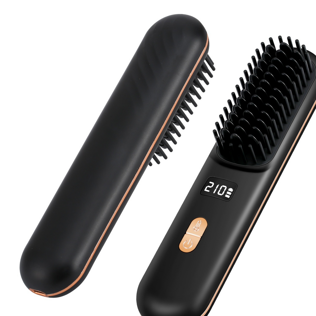 USB Rechargeable Hair Straightener Comb