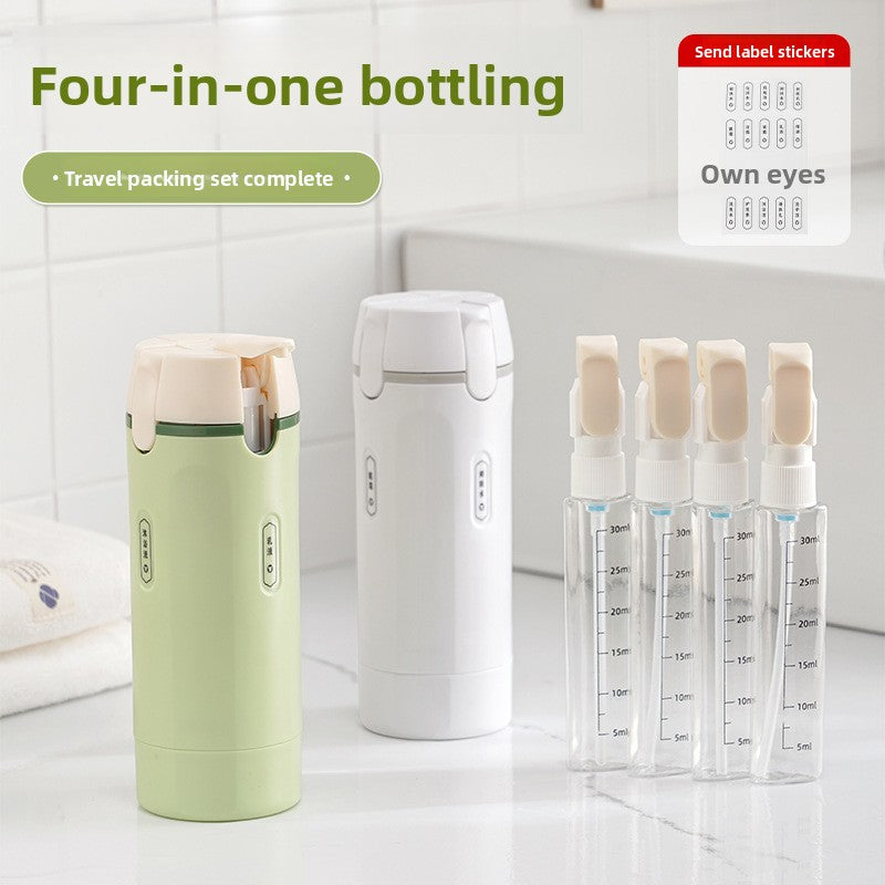 Botella dispensadora de plástico