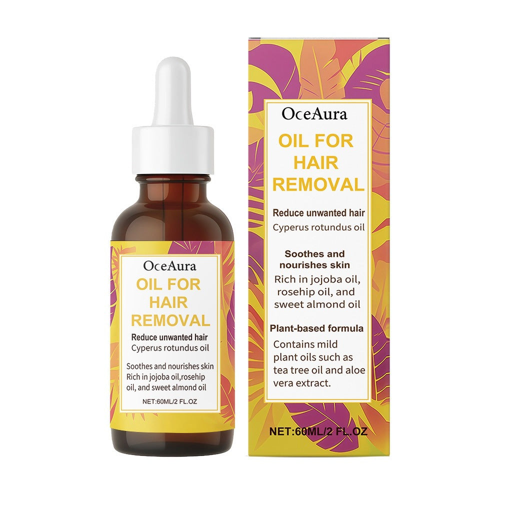 Aceite suave para depilación