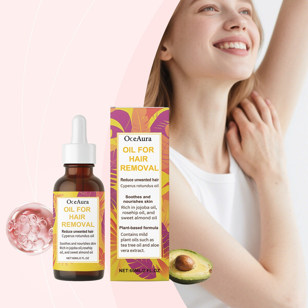 Aceite suave para depilación