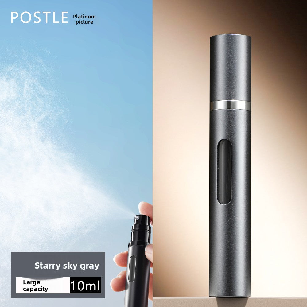 Frasco de recarga de perfume portátil de viaje con llenado inferior, 10 ml, botella vacía de vidrio, recargable.