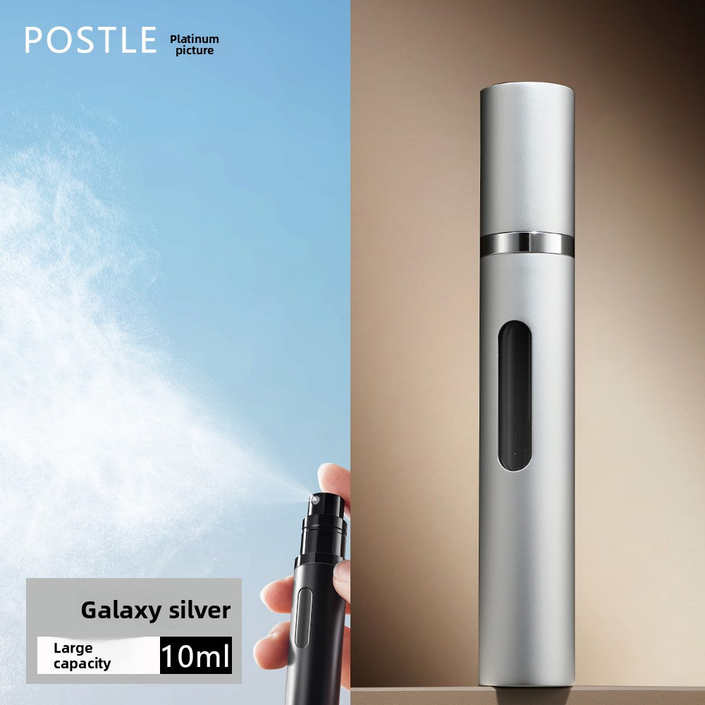 Frasco de recarga de perfume portátil de viaje con llenado inferior, 10 ml, botella vacía de vidrio, recargable.
