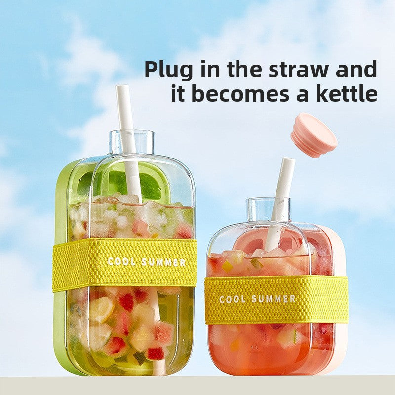 Silicone Ice Cube Maker Water Bottle